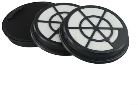 Filtro avanzado de depósito de polvo compatible con Cecotec para Conga para aspiradora multiciclónica 08590, soporta un rendimiento y mantenimiento constantes (paquete de 3)