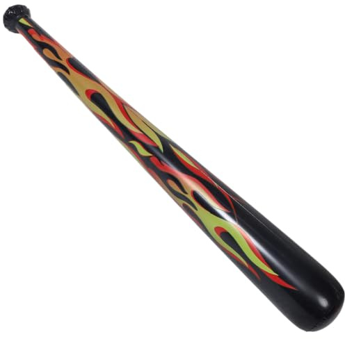 FRCOLOR Aufblasbarer Baseballschläger Vielseitiges als Flammenhammer und Cheer Stick für Sportveranstaltungen Themenpartys und Robuste und Sichere Konstruktion