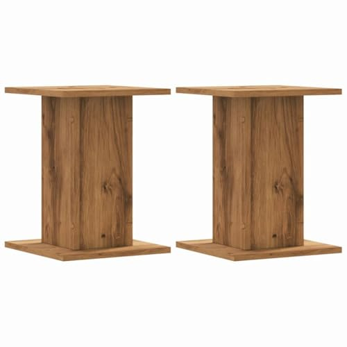 Generico Supporti Piante 2 pz Rovere Artigianale 30x30x40 cm Truciolato,Casa e Giardino,Prato e Giardino,Giardinaggio,Supporti per piante-3307854