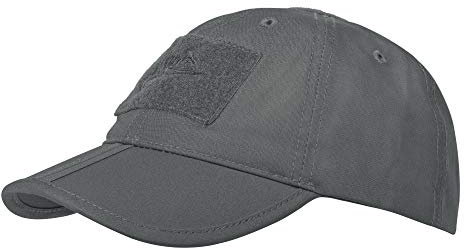 Helikon herr Helikon-Tex baseball hopfällbar keps -polycotton Ripstop baseball hopfällbar keps Shadow Grau En Storlek