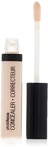 Wet n Wild - Photo Focus Concealer - Corrector Cremoso y Luminoso - Gran Cobertura, a Prueba de Selfies, Perfecto para Evitar Brillos Blancos en Las Fotos - Vegano - Fair Neutral - 1 Unidad