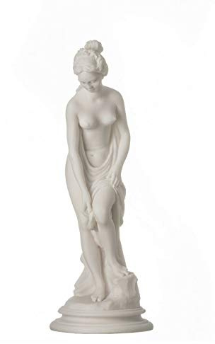 Helen Av Troy Sparta Naken Kvinnlig Figur Staty Collectible Figurine Handgjord Samlarobjekt Artefakter Skulptur Alabaster 23cm