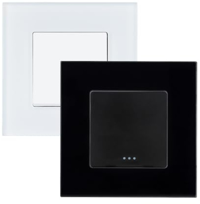 LEDKIA Interruptor Simple de Cruzamiento con Marco PC Modern Blanco