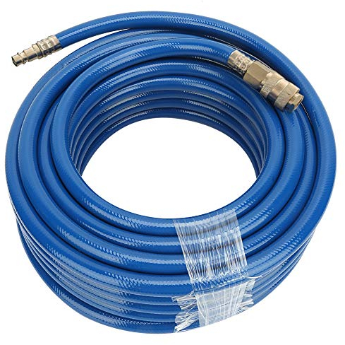 Tubo Pneumatico 15m Greensen PVC Blu, Massimo 850 Psi, 3 Strati, Flessibile, Adatto per Utensili Pneumatici e Compressori d'Aria