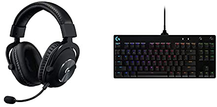 Logitech G G PRO X Gaming Headset - BLACK - USB - N/A - EMEA + G PRO Mechanical Gaming Keyboard