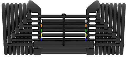 PowerBlock PRO 32 Verstellbare Kurzhanteln Professionell Verstellbare Hanteln Verstellbar von 1-15 kg Set von 2 Power Block hanteln Fitness Studio Qualität