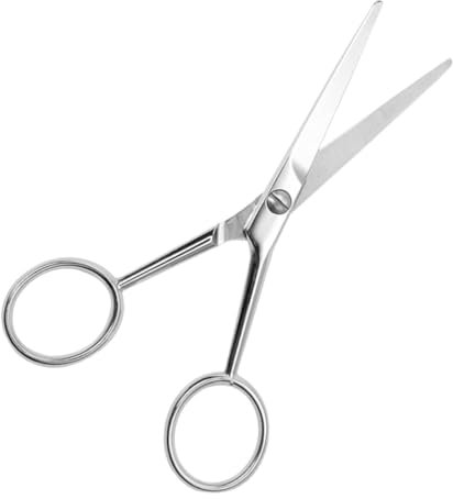 POPETPOP Edelstahl Bartschneider Mit Anti-rutsch-griff Präzise Haarschneideschere Für Männer Ergonomisches Design Langlebig Und Zuverlässig Für Bart Und Schnurrbartpflege