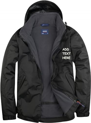 Personalised Embroidered Text Logo Premium OutdoorJacket Customised Embroidered Custom text logo embroidery Winter Workwear Unisex Jacket