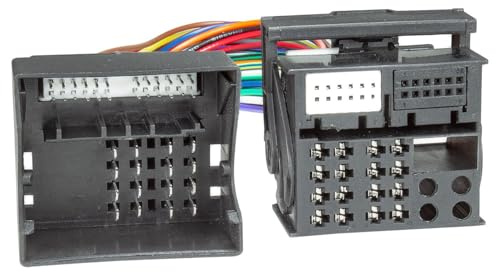 tomzz Audio 7000-042 Radio Adapter Kabel Quadlock Verlängerung Strom + Lautsprecher 30 cm Quadlock Stecker auf Buchse Kupplung