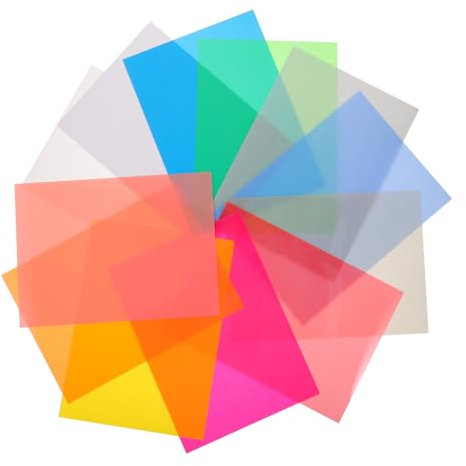 VICASKY 12stücke Schrumpffolien DIY-Kunst Zuschneidbare Schrumpfmaterialien Für Heimwerkerbedarf Und Kindergartenbedarf Wärmeschrumpfmaterial Für Kreative Bastelarbeiten