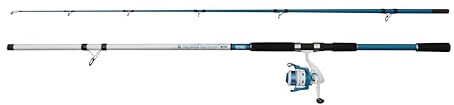 Mitchell Neuron SW II Makrelenrute & Rollen-Kombination | Salzwasser-Makrelen-Angel-Set | 1+1 Lagerrolle | Graphitkörper | Vorgespult |5000 | 2,70 m | 120–200 g