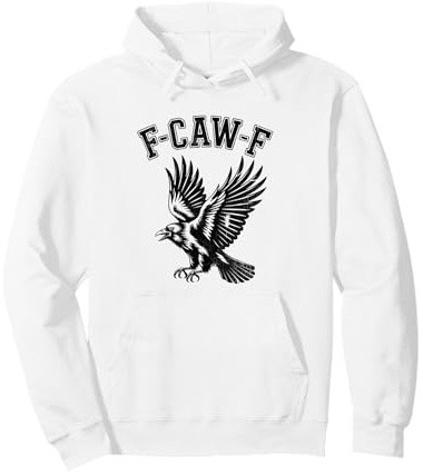F-Caw-F Funny Crow Quote Meme Style 09 Pullover Hoodie
