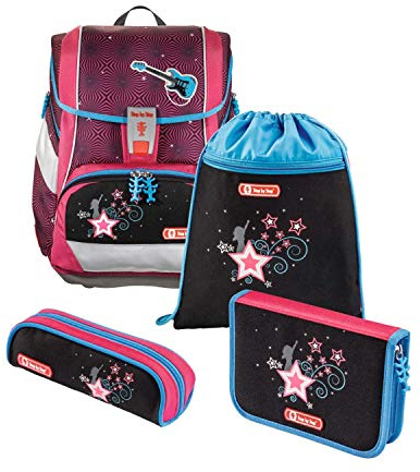 Step by Step 2in1 Zaino scolastico con accessorio set di 4pz.