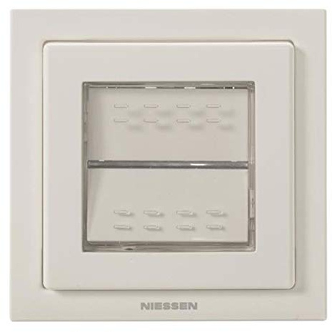 Niessen zenit - Pulsador empotrar ip55 blanco