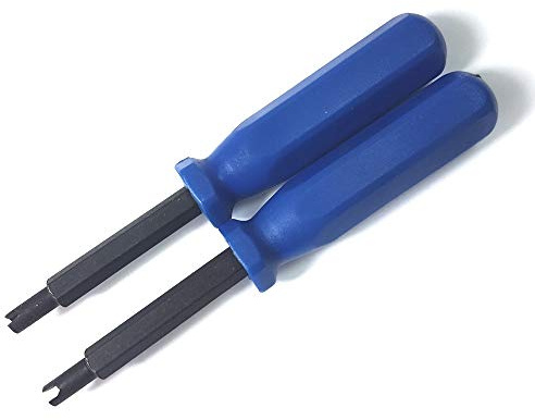 2x Ventilausdreher Blau Ventil Einsatz Kern Werkzeug Ausdreher Autoreifen Reparatur Schraubendreher
