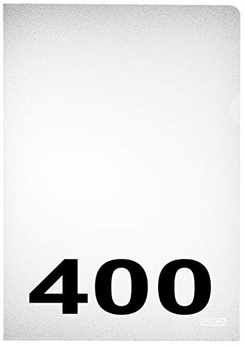 Herlitz 10843753 Aktenhülle A4 PP genarbt Eco, 2x 100er Packung, dokumentenecht (Aktenhülle A4 PP genarbt, 400)