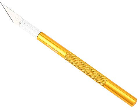 Coltello intaglio Coltello bisturi in acciaio inossidabile dorato Strumento per falegnameria per falegnameria per taglio Intaglio Scrapbooking Stencil Creazione artistica Pellicola per cellulare