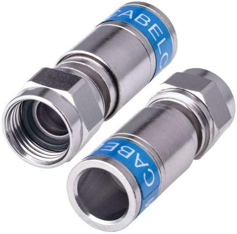 Cabelcon F-56-CX3 - Conector de compresión (25 unidades, 7 mm, resistente al agua)
