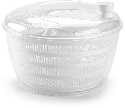 Plastic Forte Centrifugadora para Ensalada, Blanco, 25 x 25 x 17 cm