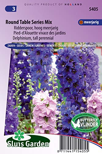 Larkspur Tall Round Table Series Mix - Flower Seeds | Medieval Splendor with Towering Spikes of Color