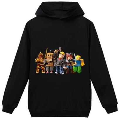 Roblox huvtröja pojkar sweatshirt YouTuber tonåring PS4 spel karaktär toppar flickor vardaglig pullover långärmad t-shirt 4-13 år