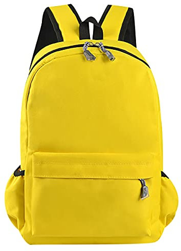 OADOBKICE Rucksack Kinder Billige Schultasche Schulranzen Schulrucksack Jungen Rucksack Damen Elegant Spezieller Schulrucksack Süße Tasche Anti Diebstahl Rucksack Damen Blau Rucksack Gelb(S) S