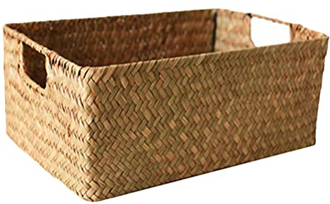 Aufbewahrungskorb Geflochten Deko Aufbewahrungsbox: Organizer Körbchen in Shelf Arbeitsplatte Toilettentank Regal Schrank Organizer für Schubladen Tischplatten Kommoden Küchen Wohnzimmer
