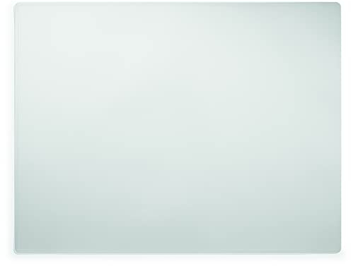 Durable Schreibtischunterlage transparent mit Dekorrille, 65 x 50 cm, blendfrei, rutschfeste Tischunterlage, PP, 712319