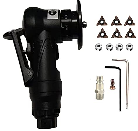 Karlak Pneumatische Anfasmaschine, Schreiner-Anfaswerkzeug, tragbare Handschleifmaschine, Metall, Holz, Acryl, Entgraten, Anfasen, Beschneiden