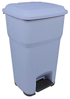 Contenedor de basura Contenedores de basura para exteriores Productos de contenedores Bote de basura de plástico, Contenedor de basura con tapa de pedal, Contenedor de basura/basura cuadrado intocable