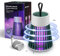 Lampe Anti Moustique, Tue Mouche Electrique Interieur, Anti Moustique Electrique Exterieur, Anti Insectes Répulsif Puissant Efficace Portée Piege UV Mouche Lampe Piège 100m² (Fonction Charge, Vert)