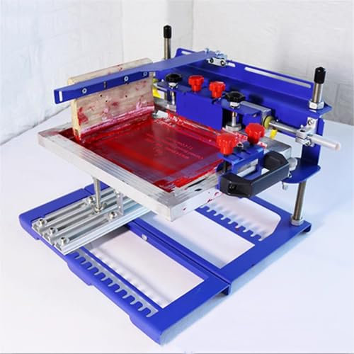 Vituord Machine De Sérigraphie Incurvée, Presse À Cylindre Manuelle, Imprimante À Sérigraphie Incurvée, avec 3 Jeux De Rouleaux, pour Bouteille De 6,7 Pouces/170 Mm De Diamètre