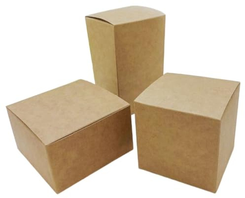 Doni Bomboniere 10 Stück Schachteln für Gastgeschenke, faltbar, groß, klein, DIY-Verpackung, Hochzeit, Taufe, Kommunion, Konfirmation, Havanna (8 x 8 x 13 cm – Havanna)