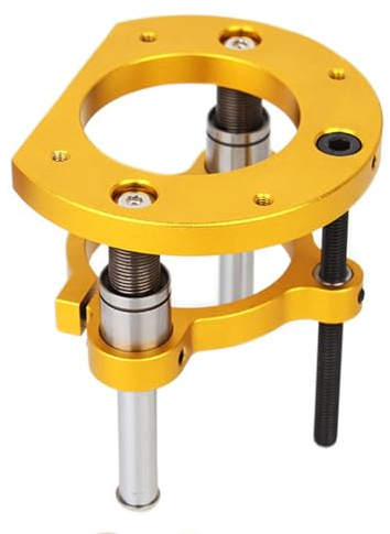 YWBL-WH Router Insert Plate Lift Adapter Adjustable Router Lift Under Table Router Base Table Lifting System Base