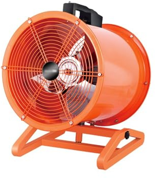 OUKMXSY Ventilatore Industriale - Ventilatore Industriale Portatile con Testa oscillante, Cilindro Rotondo, Ventilatore Elettrico a Palla di Cannone, Potente Ventilatore da Negozio ad Alta