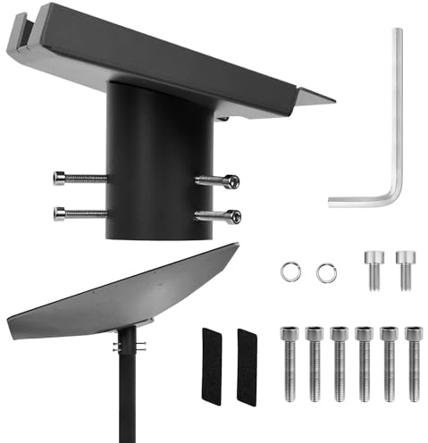 Txmyxgs Adattatore Per Tubo Starlink Gen 3,Kit Di Montaggio Regolabile Starlink Per Starlink Internet Kit Satellitare,Staffa Per Starlink Accessori Mcavalletto Starlink Standard Gen3/V3