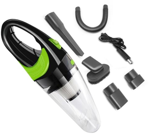 SMASOLO Aspiradora Portátil Inalámbrica para Coche Mini Aspirador de Mano Recargable por USB Uso Seco y Húmedo Diseño Compacto y Ligero para Limpiar y Líquidos Vehículo y Hogar