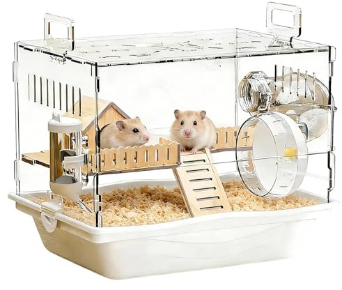 Nagerkäfig Durchsichtiges Kleintierheim