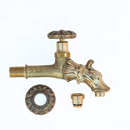 Wasserhahn für den Garten, 1,27 cm (0,5 Zoll), Renaissance-Design
