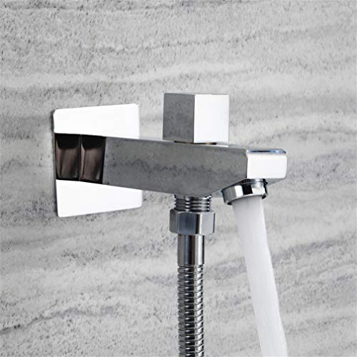 UZSYLE All Kupfer-Chrom-Putz In Auslauf Die Steckdose Moderne Schlichtheit Unter Einem Regen Dusche Auslauf Gesetzt, A