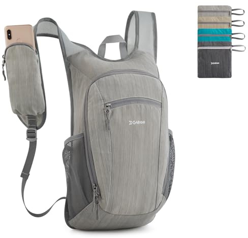G4Free 15L Wander-Tagesrucksack, leichter Reise-Rucksack, verstaubar, für den Außenbereich, lässig, faltbar, Schultertasche
