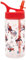 Marvel Spiderman – Bouteilles d'eau pour enfants avec paille – 400 ml sans BPA – Gourde Spider-Man avec poignée de transport – Bouteille d'eau d'école avec paille amovible, rouge