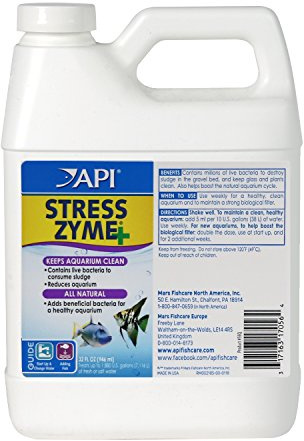 API Stress Zyme Cleaning Solution for Freshwater and Saltwater Aquariums, 946 ml Bottle