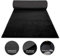 Floordirekt Autoteppich M Kofferraummatte | Innenraumverkleidung für Auto Restauration & Instandhaltung aus hochwertiger Velours-Oberfläche | Meterware Kofferraum Schutzmatte 4mm Schwarz 100 x 200 cm