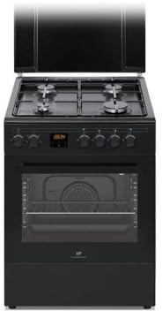 Cuisiniere gaz CONTINENTAL EDISON CECG60FCB1 - 4 feux - L59,8 x P61 xH83cm- Noir