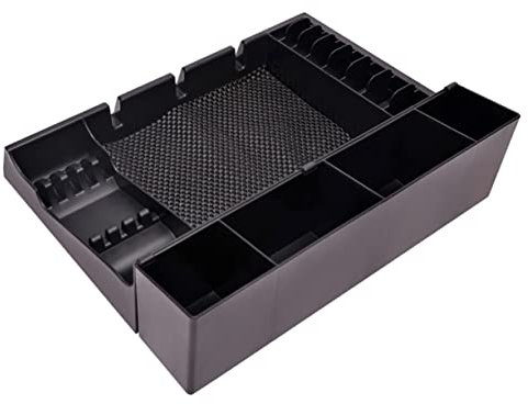 FRCOLOR Portable Barber Clipper Holder Organizer ABS Storage Tray for Haircut Tools Limit Comb Box Hairdressing Tool Keeper