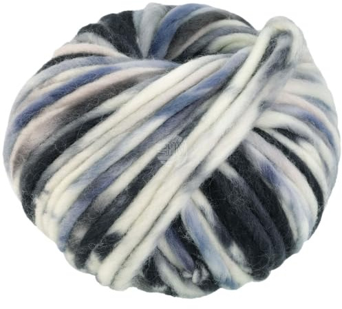 LANA GROSSA Confetti | Fingerdickes Merino-Dochtgarn mit Sprenkeldruck | Handstrickgarn aus 100% Schurwolle (Merino) | 100g Wolle zum Stricken & Häkeln | 50m Garn FB 10