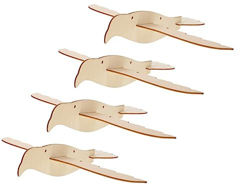 SAFIGLE 8 Stk zusammengesetzter Adler aus Holz Kinderspielzeug DIY-Spielzeug aus Holz Flugzeugmodell aus Holz Modelle Spielzeuge 3D-Montagepuzzle Bastelflugzeug leer Dekorationen schmücken