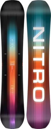 Nitro Snowboards Herren Team Board ´25, Freestyle/Freerideboard, Directional Twin, Trüe Camber, All-Terrain, 152
