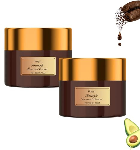 Firming & Renewal Cream, hudfastsättande kräm, anti-rynkor fastande kräm, förbättrar hudens struktur och återställer hudens elasticitet, djup återfuktning för alla hudtyper (2 st)